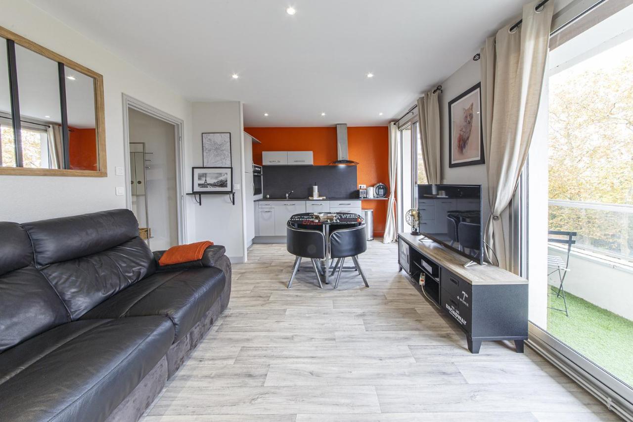 Chic Appartement Vue Sur Parc Au Calme Анже Екстер'єр фото