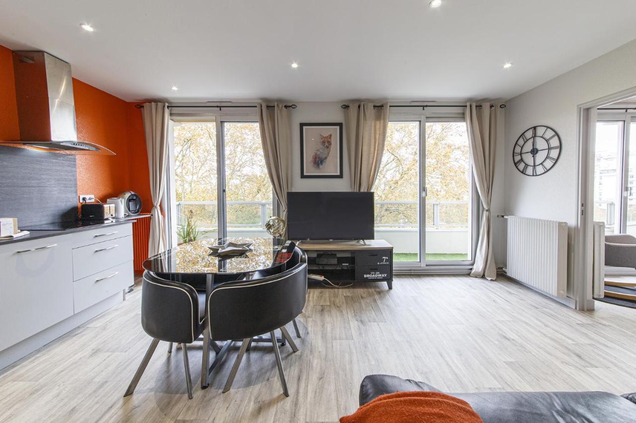Chic Appartement Vue Sur Parc Au Calme Анже Екстер'єр фото